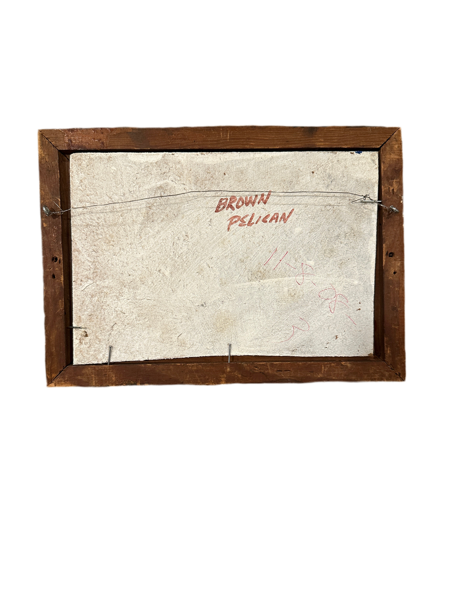 Vintage Pelican Painting