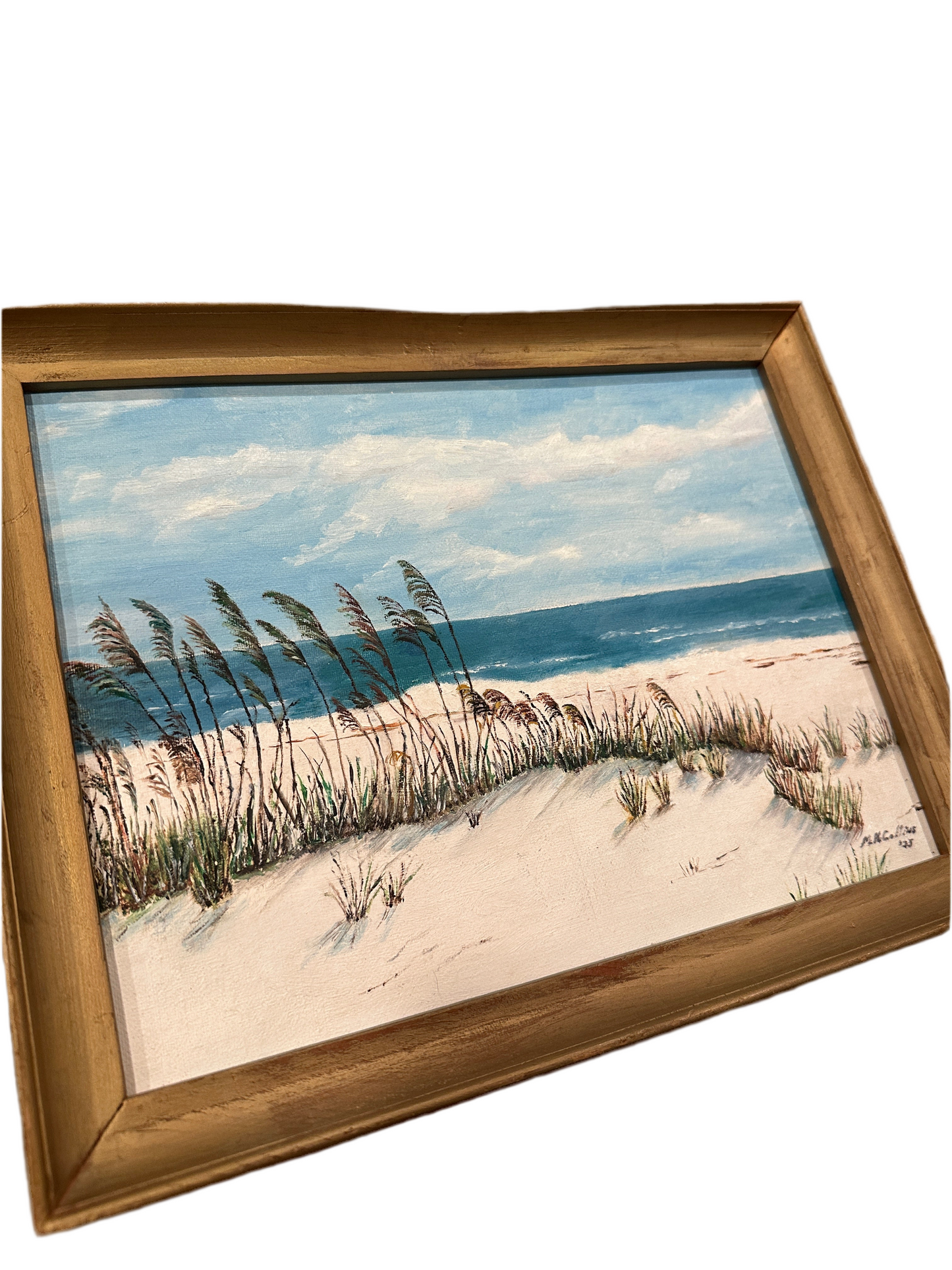 Vintage Beach Painting